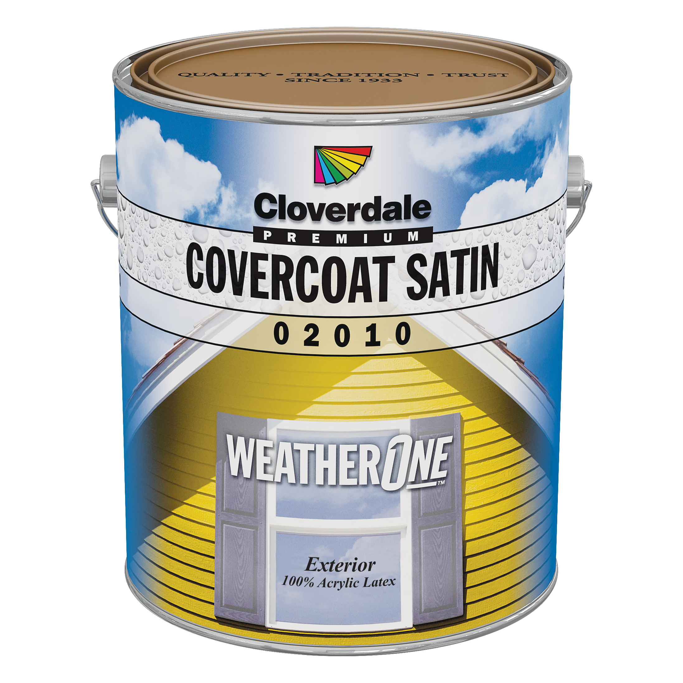 Peinture Extérieur 100% Acrylique Covercoat WeatherOne 2010 SATIN