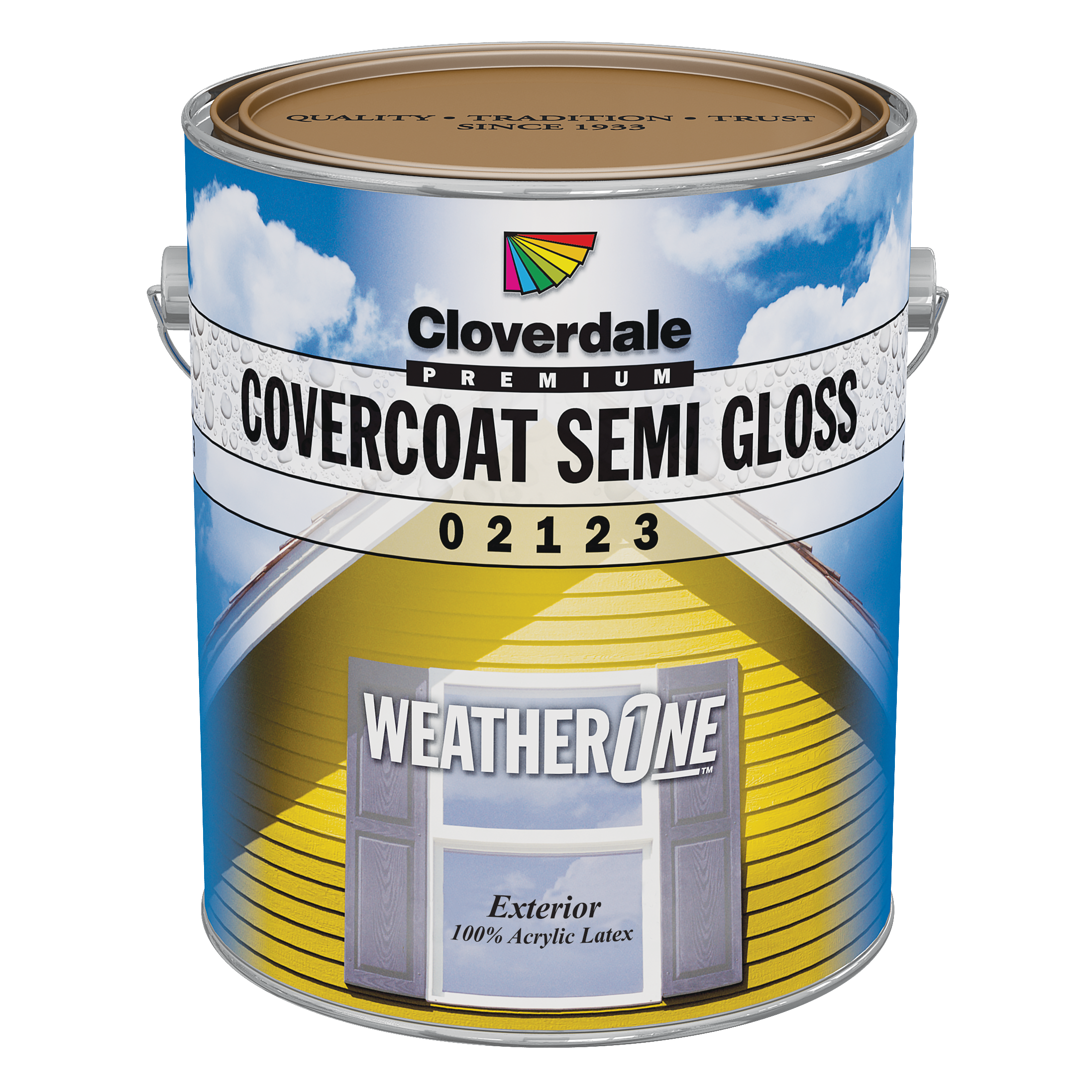 Peinture Extérieur 100% Acrylique Covercoat WeatherOne 2123 SEMI-LUSTRE