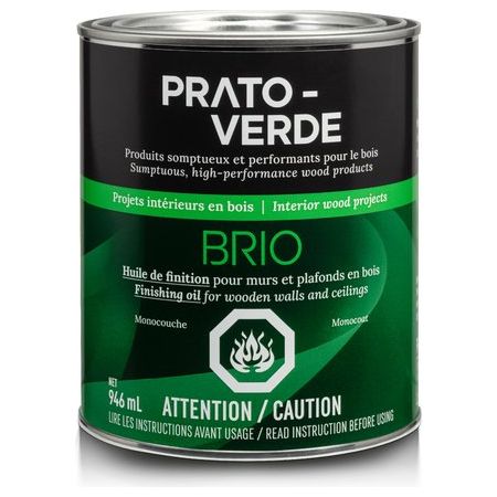 Brio-Huile de Finition Monocouche Pour Murs et Plafonds en Bois