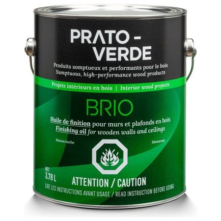 Brio-Huile de Finition Monocouche Pour Murs et Plafonds en Bois