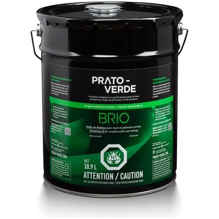 Brio-Huile de Finition Monocouche Pour Murs et Plafonds en Bois