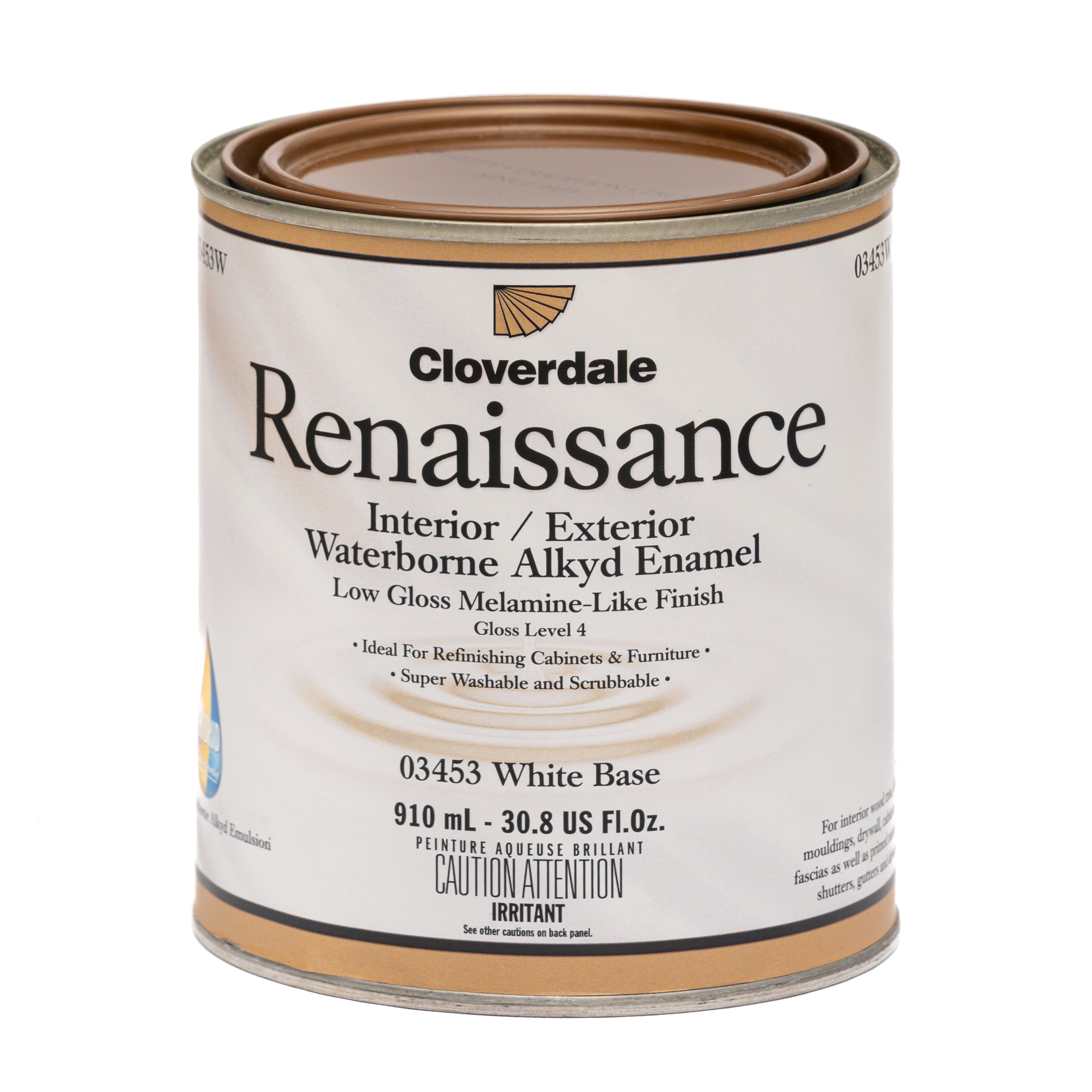 Interior/Exterior Paint for Renaissance Cabinets 03453 Melamine