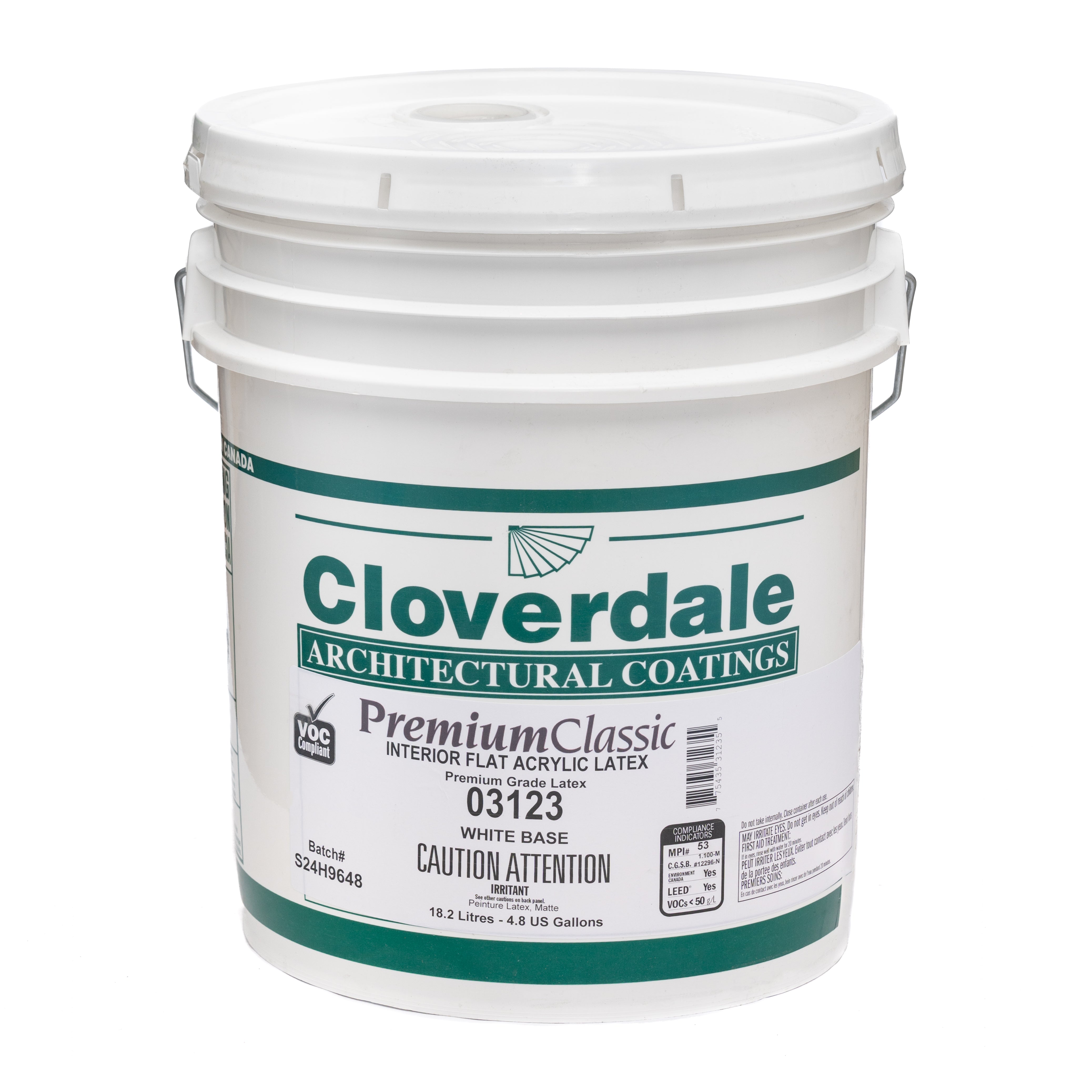 Premium Classic Acrylic Interior Paint 03123 MATTE