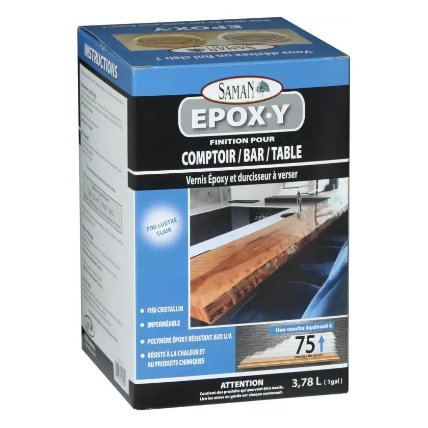 SamaN Epox-y Countertop Finish – Polymer epoxy resin for countertops, bars and tables