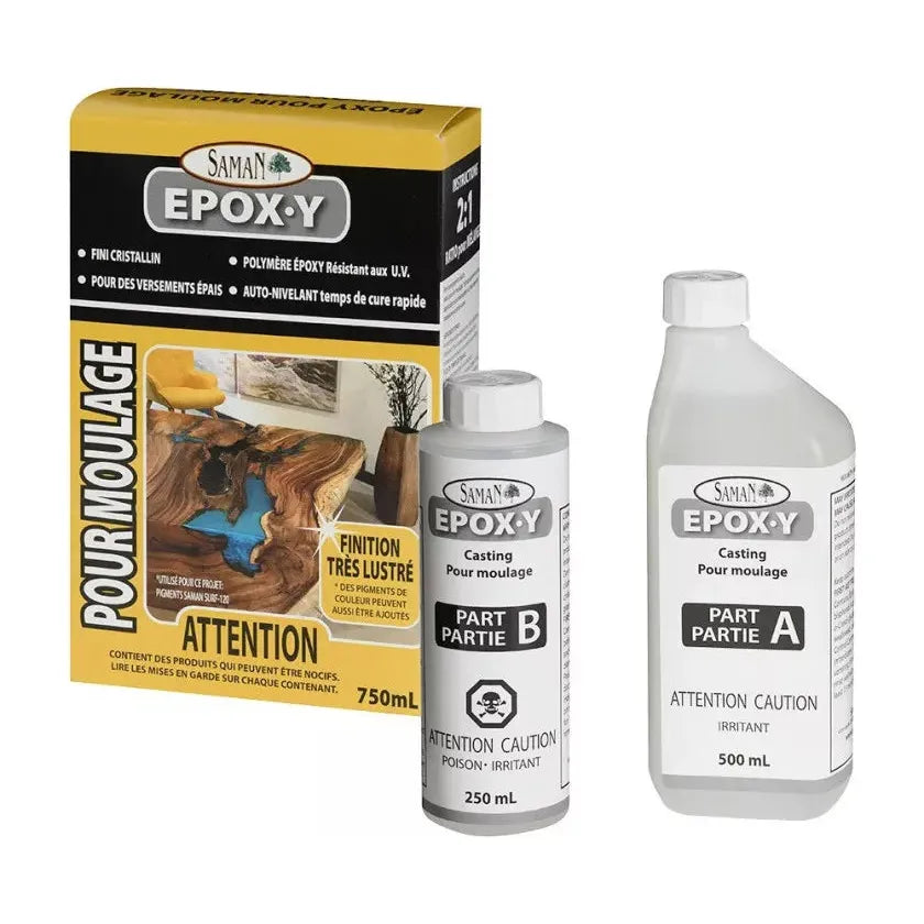 Époxy Pour Moulage Résistant aux UV Auto-Nivelant
