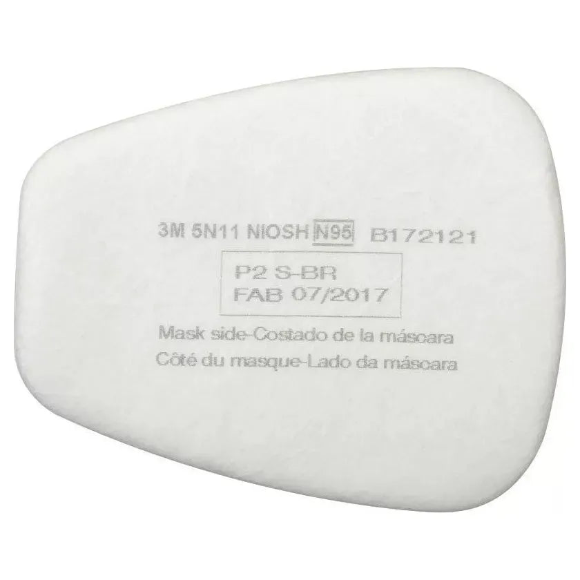 3M 5N11 N95 Respirator Prefilters Box of 10