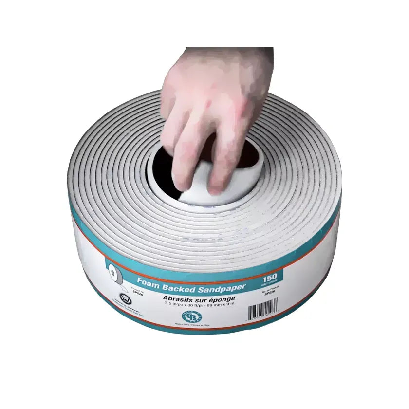 Circle Brand 3.5" x 30" Sponge Sandpaper Roll