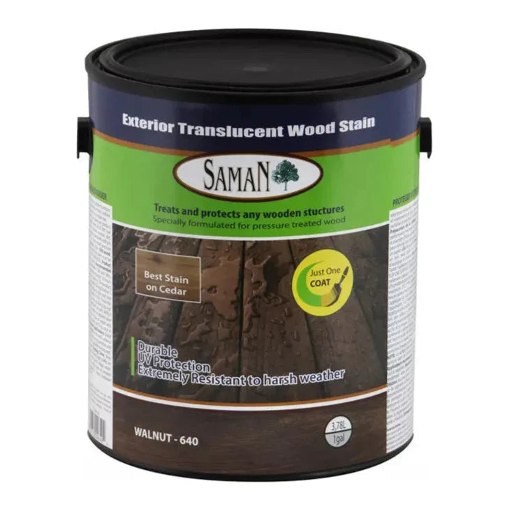 Teinture Extérieur Translucide pour le Bois 3,78L ETS